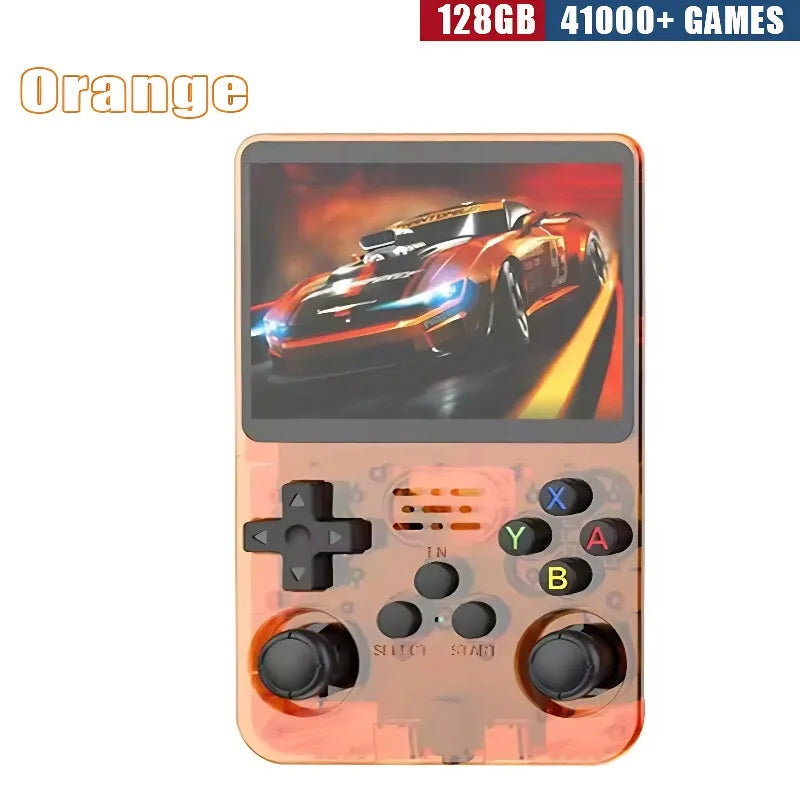 Retro Handheld Game Console R36S 3 5 Inch IPS Screen 64GB 128GB 256GB Portable Gaming Device with Built in Games