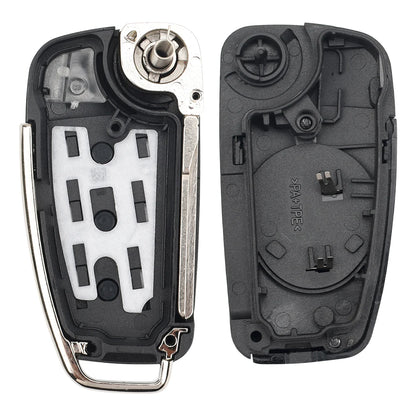 Okey Remote Car Key ID48 Chip 315/433MHZ For AUDI A1Q3 A3 TT S3 S1 2005-2016 8P0837220D 8X0837220D Flip Remote Key Fob