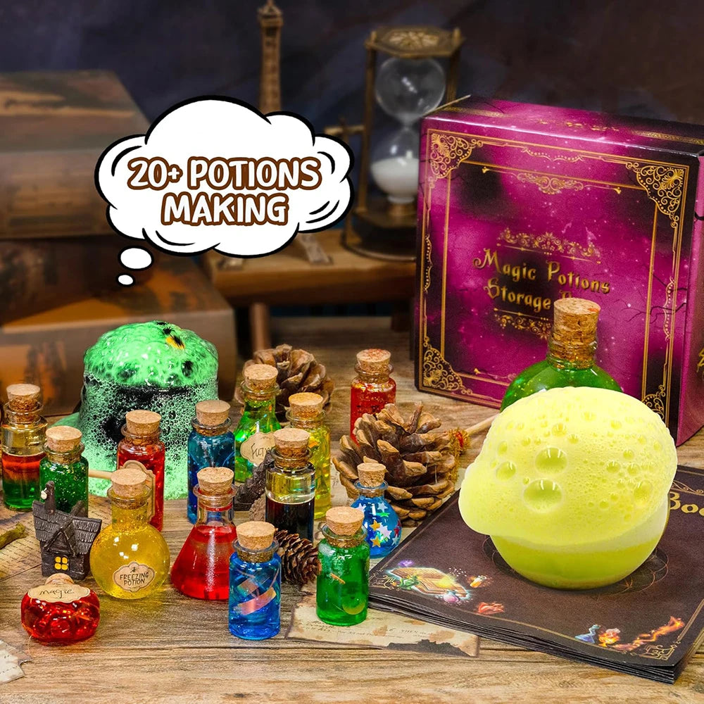 LDomet Science Magic Potions Kit for Kids 20+ Potion Experiments Making Fairy Magic Potions Craft Kit for Creative Educational