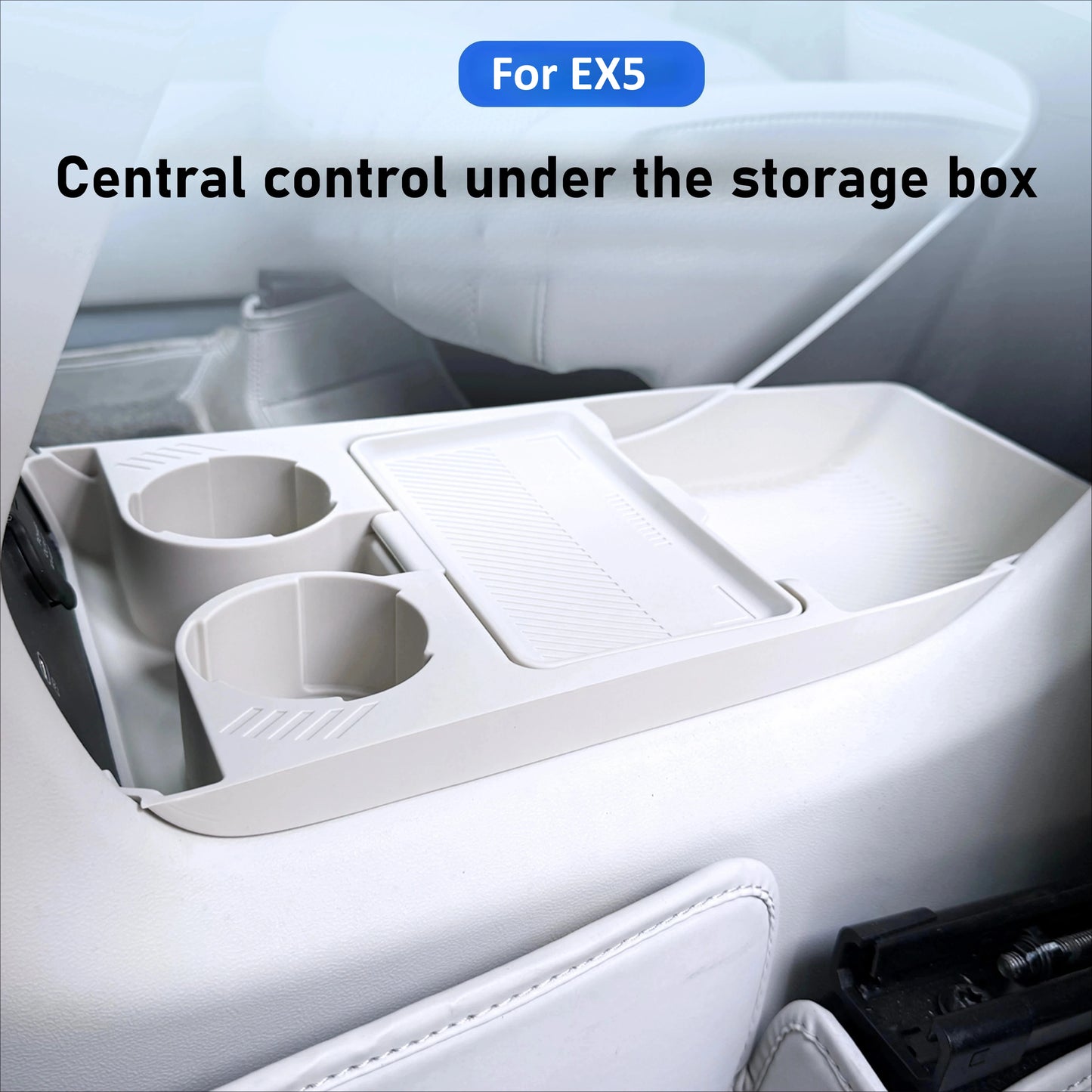 For Geely EX5 Central Control Storage Box Armrest Box Lower Storage Box Interior Modification Accessories