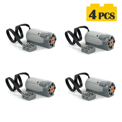 M Motor Building Blocks High-Speed Power Functions-Compatible Engine DIY Car/Truck Vehicle Models for Legoeds Fans 8883