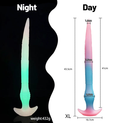 AnalLarge Tentacles Anal Plug Adult Masturbation Toy in Four Sizes, Soft and Safe Liquid Silicone Material, G-spot Anal Stimula