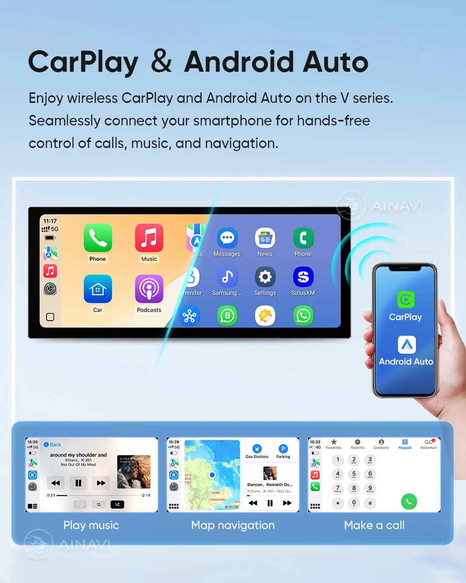 Ainavi 12.3 inch Car Radio For Mazda 6 GJ Series Atenza 2013 2014 2015 Wireless Carplay Android Auto 4G Car Multimedia Player