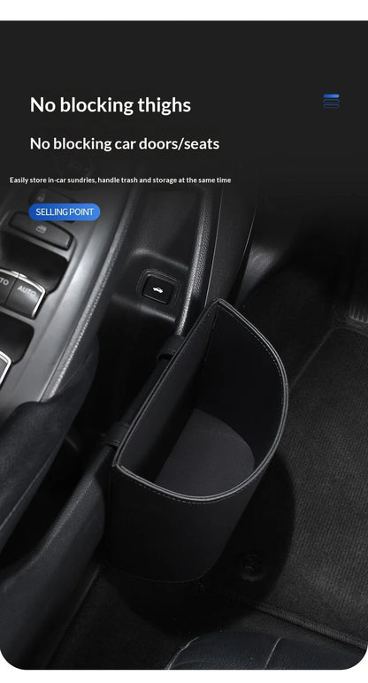 Suitable for Rox 01 ADAMAS car trash can suspension storage box car door side cup holder umbrella bucket storage box