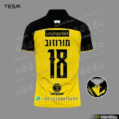 Sports POLO Shirt Summer Men Casual Short Sleeve Lapel Printed T-shirt Striped Retro Fashion Top Outdoor Team Breathable POLO