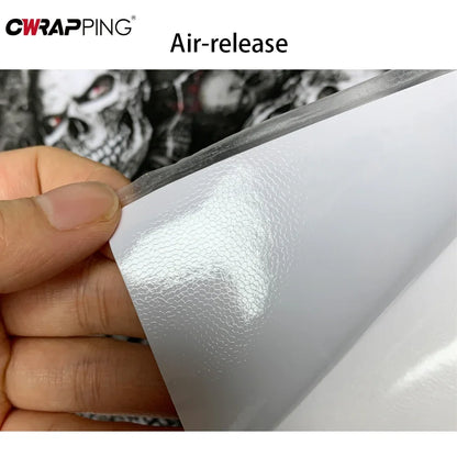 Car Stickers Skull Cartoon Printed Camo Car Body Film Adhesive Vinyl Motorcycle Sticker Waterproof Wrap Vinyl Car Accessories