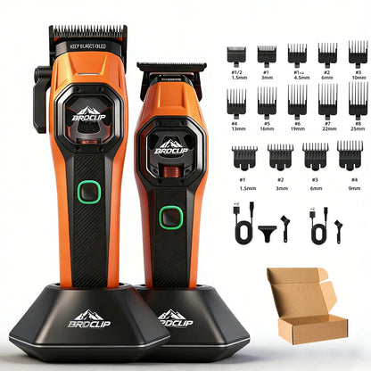 New Professional BRDCLIP Salon Barber Kit vector motor Hair Clipper 7800-13000RPM Trimmer 8000-13000RPM Metal body 2603 Shaver