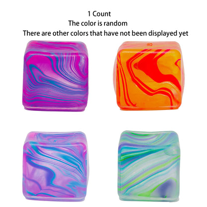 Stress relieving flow pattern cube kneading, three-dimensional kneading venting toy slow rebound decompression