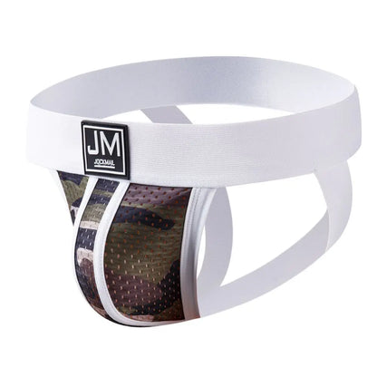 Jockmail Unisex Panties Camouflage Sisy Tanga Mesh Sexy Toy for Man Mustarbet 4PC Ropa Interior Hombre Summer New Jockstrap