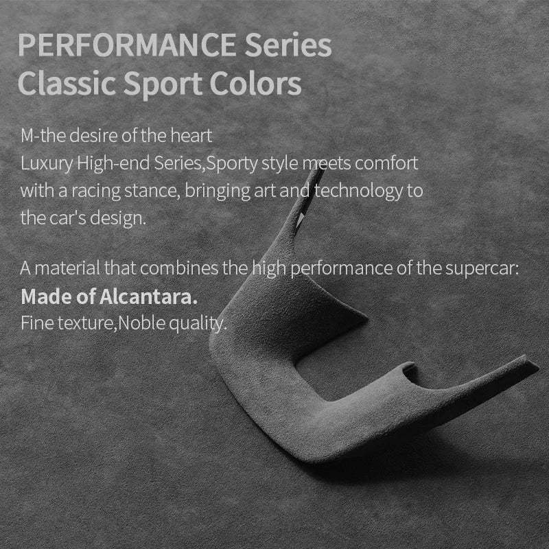 Made of Alcantara For Toyota Hilux / Fortuner Standard Sport Version Car Steering Wheel Boot Cover Interior Tuning Accessories