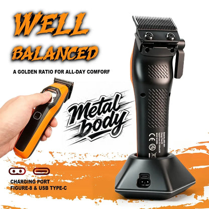 BRDCLIP Professional Hair Clippers Rechargeable Hair Trimmer Vector Motor Haircut DLC Blade Clippers For Man BRD-106 BRD-2601