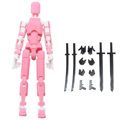 Hot 13 Action Figure Dummy Death Swordsman Titan 13 Action Figures T13 Multi-Jointed Movable Lucky 13 Action Figure Nova Gift