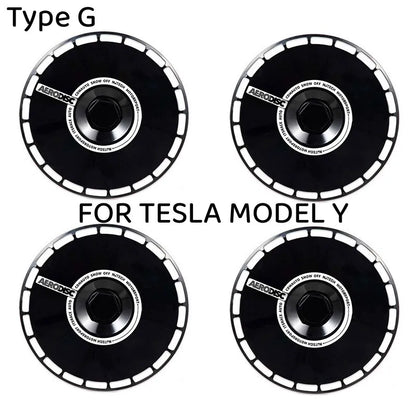 4PCS 19 Inch Wheel Cap Hight Performance Replacement Hub Cap Full Rim Cover Wheel Hubcap For Tesla Model Y 2020-2023 Accessories