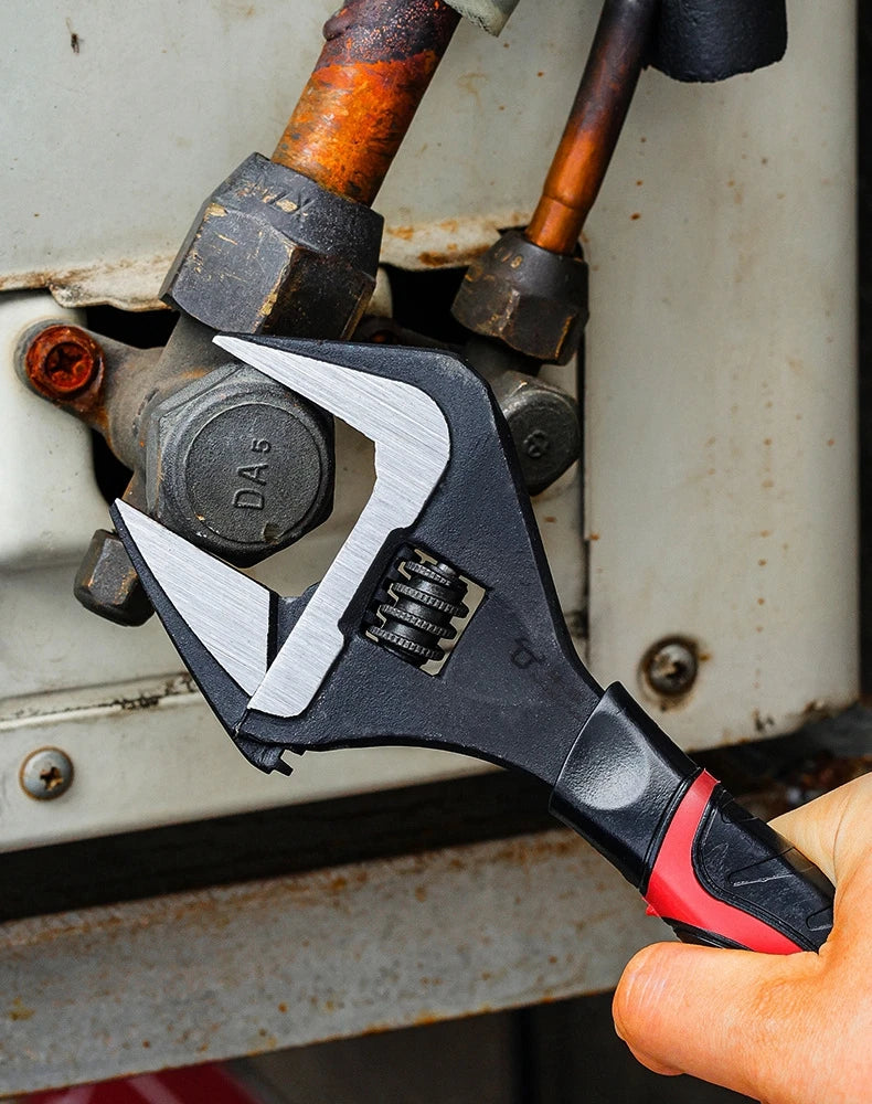 Adjustable large open end wrench Universal wrench CR-V Steel Machinery shop repair tool Car motorcycle bicycle wrench Hand tool