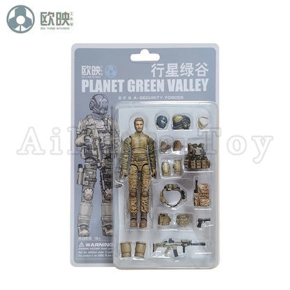 Ou Ying Studio 1/18 Planet Green Valley PGV 3.75inch Action Figure Girls War EFSA Female Figures Anime Model