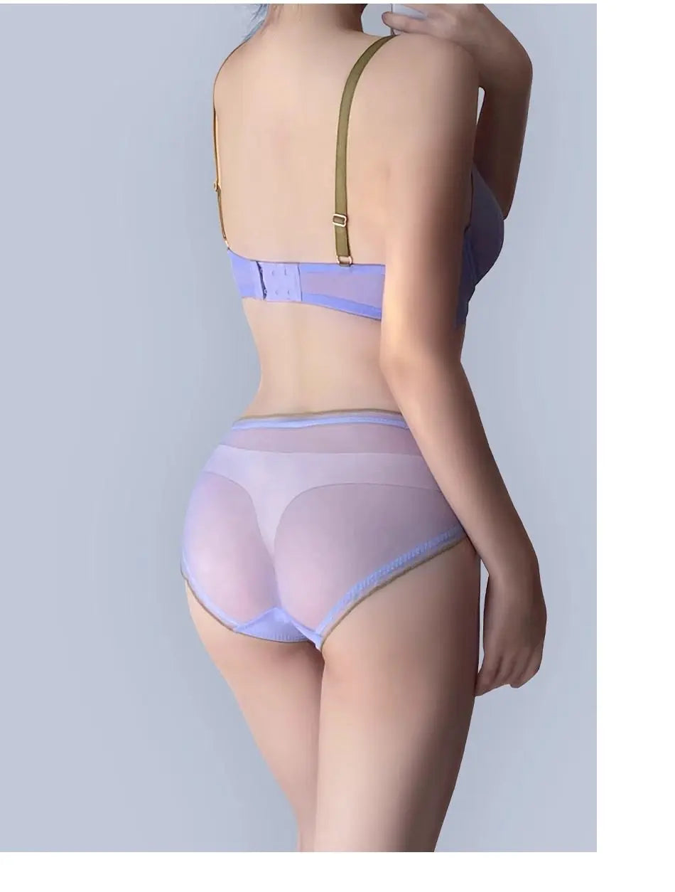 Women Summer Lingerie Set Push Up Bra Comfort Lift Seamless Push Up Bra for Women Full Cup No Underwire Ultra Thin Bra S-2XL Hot