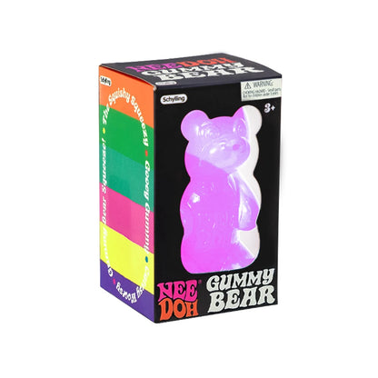 Schylling Needoh Bear Squishy Fidget Toy Stress & Anxiety Relief Helps Improve Focus Perfect For Birthday Gifts & Desk Decor