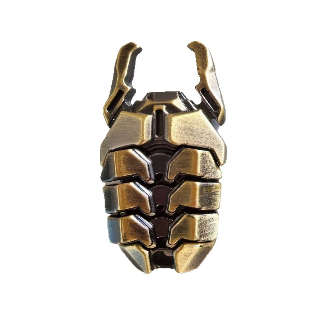 Fidget Toy EDC Fidget Toy Metal Fidget Toy Push Pop 3 Button Beetle Bottle Opener Fidget for Men Desk Toy