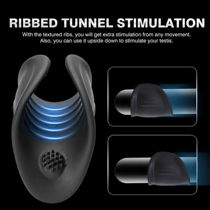 Penis Training Vibrator Glans Trainer Stimulator Male Masturbator with 10 Speed Vibrating Delay Endurance Sex Toys For Men Adult