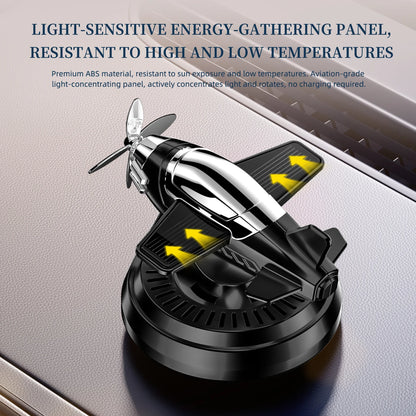 Solar Car Air Freshener Perfume Helicopter Decor Interior Decor Solar Car Rotating Aromatherapy Perfume Car Decorative Accessori