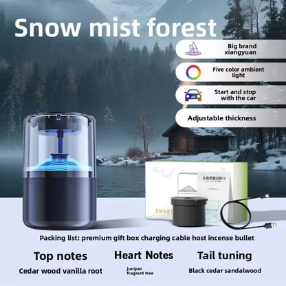 Car Aromatherapy Cloud Mist Machine Automatic Spray Premium Car Perfume Long-Lasting Fragrance High-End Vehicle Aromatherapy