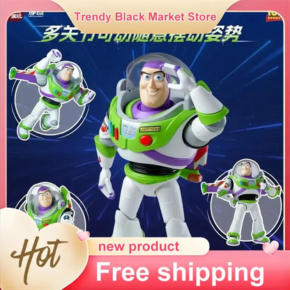 Authentic Hot Toy Story Buzz Lightyear Assembled Model Large Size Multi Jointed Sam Club Same Style Birthday Gift Decor