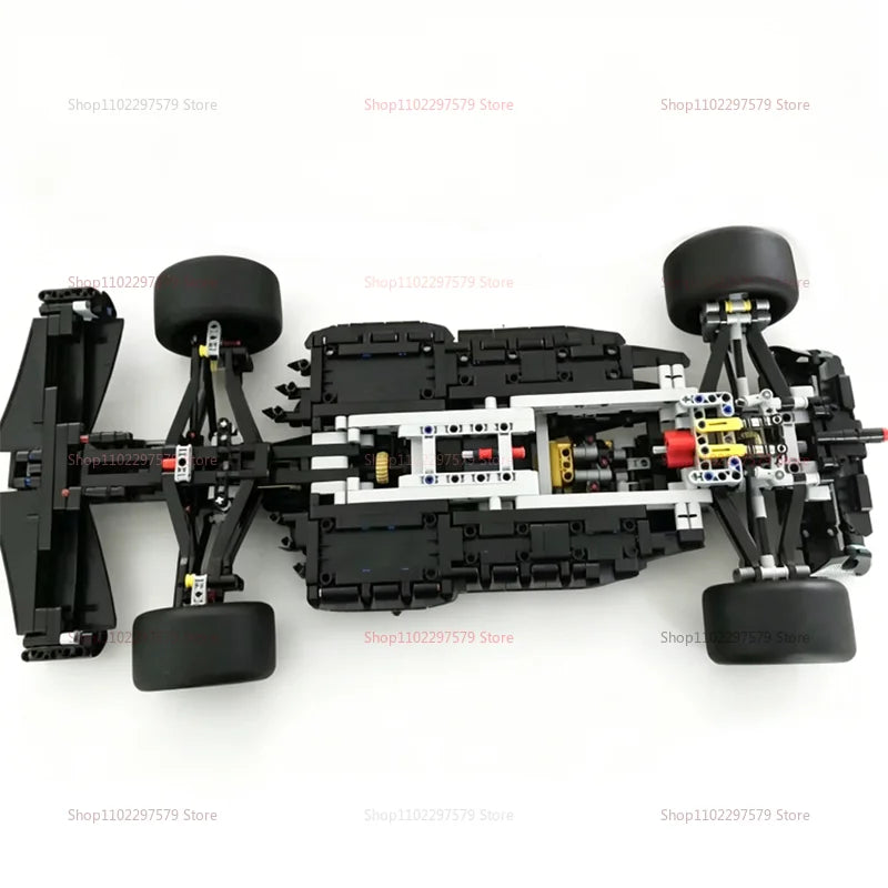 Speed Racing Car Building Blocks Set 1:10 Scale DIY Model Kit for Kids and Adults Collectible Race Car Toys 1200pcs Gift Display
