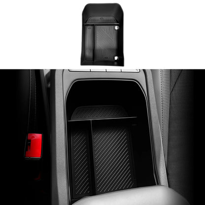 Central Console Armrest Front Storage Box Organizer Container Tray Car Interior Stowing Tidying For Kia EV3
