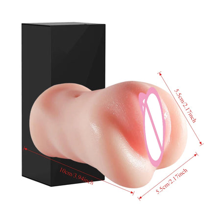 Silicone Masturbation Cup Realistic Artificial Vagina Male Masturbator Portable Pocket Pussy 3D Hip Model Adult Sex Toys for Men