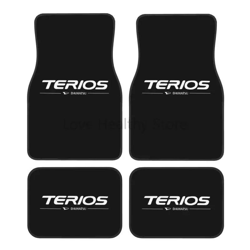 Custom Daihatsu Terios Print Car Floor Mats Carpets Vehicle Front & Rear Foot Mats with Non Slip Backing All Weather for Car SUV