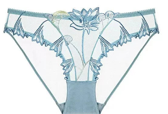 Sexy French Ultra Thin Lace Embroidery Underwire Bra Summer Minimizer Full Coverage Slimming For Busty Women Daily Wear 32-38ABC