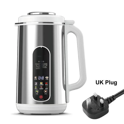 110V Smart Soy Milk Machine Electric Juicer Multifunctional Wall Breaking Machine Kitchen Auto Heating Rice Paste Machine 1.2L