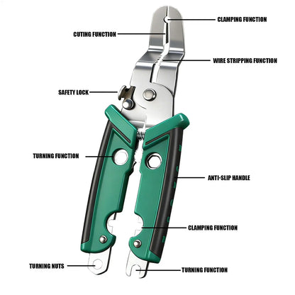 Auto Panel Clip Removal Pliers V Shape Precision Ergonomic Disassembly Gadget Clip Remover Tool Multi-functional car clip plier