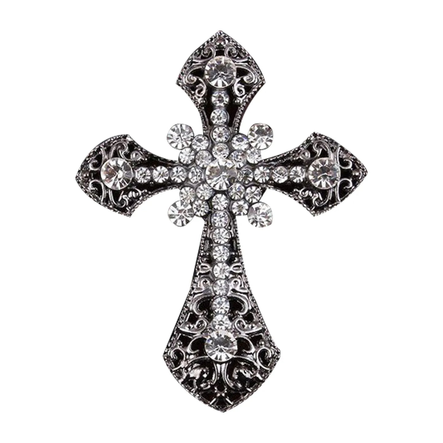 Car Perfume Air Freshener Bling Cross Car Vent Clips Auto Air Fresheners Vent Clips For Women Car Interior Aroma Diffuser