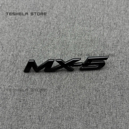 ABS Car Letter Badge Decoration Tail Trunk Stickers For MAZDA MX5 NC 2005-2015 Trunk black Logo Sticker Decoration Accessories