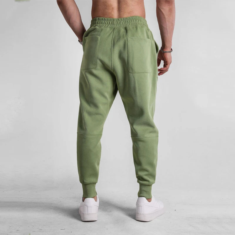 2024 New Men Jogging Long Pants Autumn and Winter Mens Casual Fleece Sweatpants Soft Sports Pants Jogging Pants