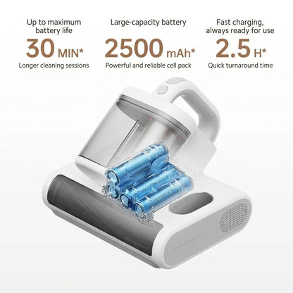 New MIJIA Mite Remover 3 Pro Wireless Dust Mite Vacuum Cleaner UV Sterilization Disinfection Dust 17kPa Handheld For Home Bed
