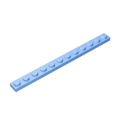 200pcs MOC Plate 1 x 12 Compatible 60479 Assembles Particles Building Blocks Parts DIY block bricks Tech Parts Toys
