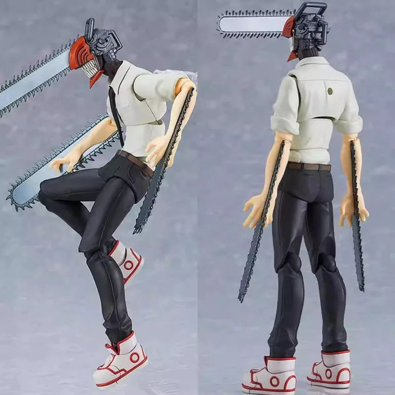 Action Figure Figma 586 Chainsaw Man Anime Figures Denji Action Figure Pochita Toys For Boys Gifts Collection Display