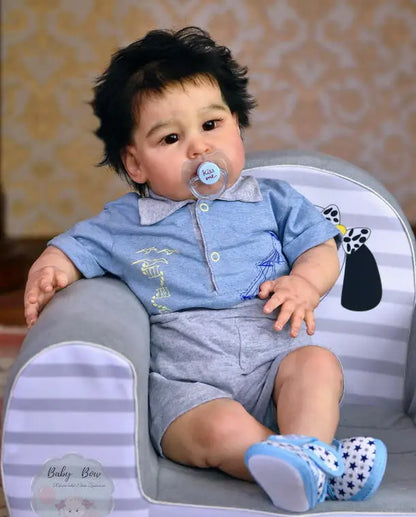 24inch Unfinished Doll Parts Blue Sparrow Reborn Doll Kit 3D Skin DIY Kit Cute Birthday Christmas Gifts