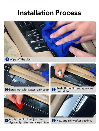 For Mazda CX-5 CX5 2017-2024 Interior Protection Film TPU Anti-scratch Sticker Dashboard GPS Navigation Transparent Accessories