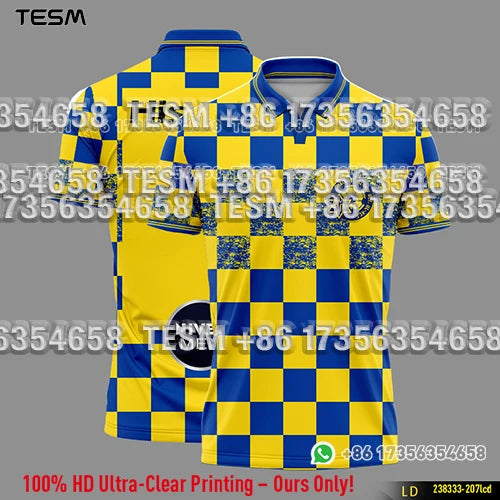 Summer Sports POLO Shirt Men Casual Short Sleeve Lapel Printed T-shirt Striped Retro Fashion Top Outdoor Team Breathable POLO