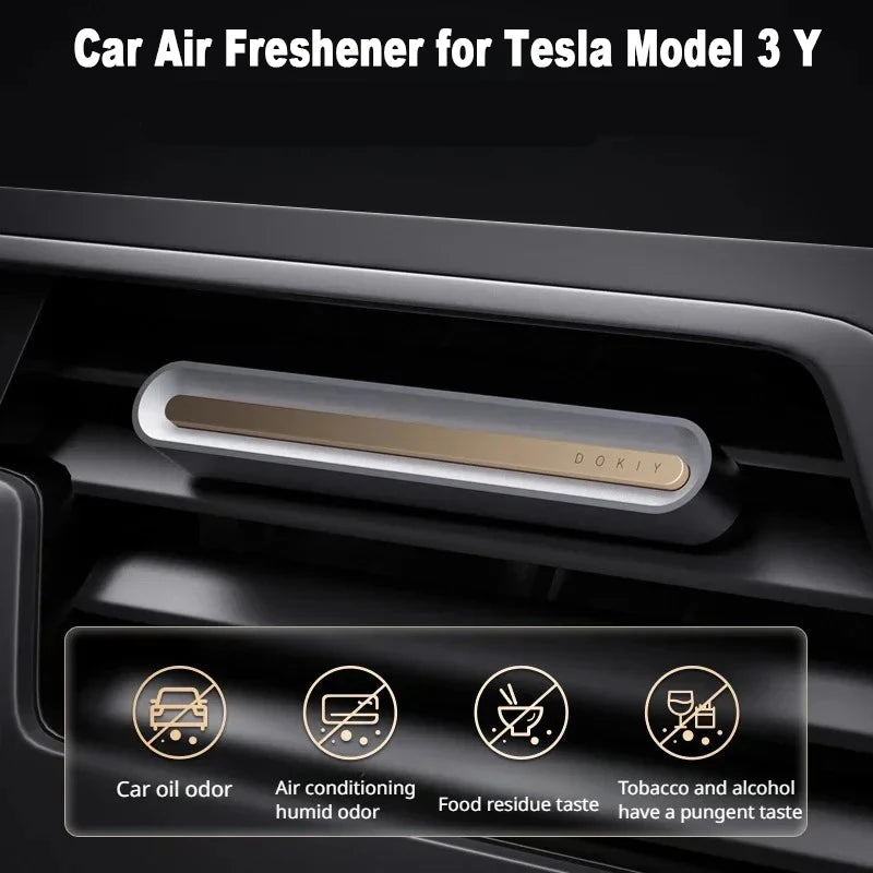 Car Air Freshener for Tesla Model 3 Y Dashboard Perfume Fragrance Air Purifier Aromatherapy Decoration Car Interior Accessories