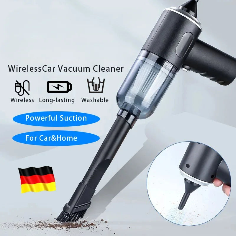 9000Pa Wireless Car Vacuum Cleaner USB Charging 1200mAh Portable Cleaning Appliance Mini Wet and Dry Vacuum BHL1198-cat