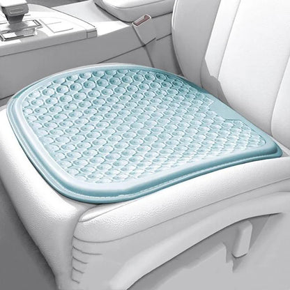 Car Gel Seat Cushion Silicone Mat Cool Gel Cooling Pad Universal Four Season Breathable Ventilate Vehicle Protector Mat Pad