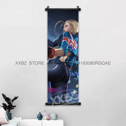 Fighting Game Street Fighter Home Decoration Hanging Painting Gouken Figures Wall Artwork Scrolls Picture Canvas Print Poster