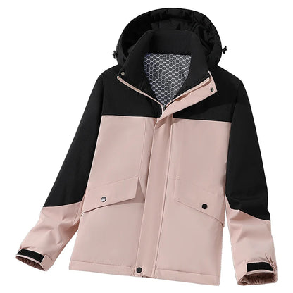 Unisex Couple Three Proof Outdoor Ski Mountaineering Cotton Coat Windproof Waterproof Cold Resistant High Quality Thermal Hooded