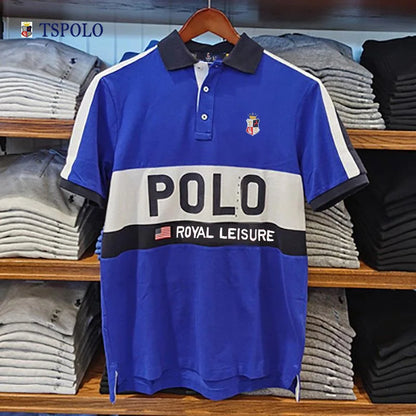 【High-quality】XS-7XL Summer Men's POLO Short Sleeve T-shirt Cool and Breathable POLO Shirt Business Casual Sweat-absorbing Top