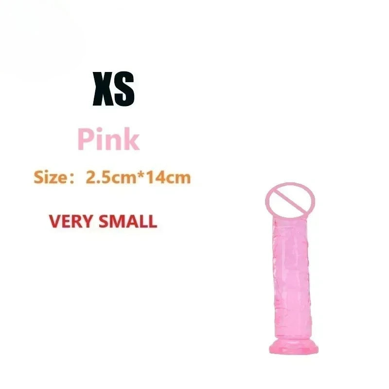 Dildos Sex Toys Dick Cheap Soft Female Vagina Clitoris Anal Masturbators Penis with Suction Cup 5 Colors Consolador Dildo Gode