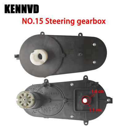 6V 12V 24V RS280 RS380 RS390 Children's Electric Ride on Toy Car Steering Motor Gearbox Direction Turn Motor Gearbox Accessories